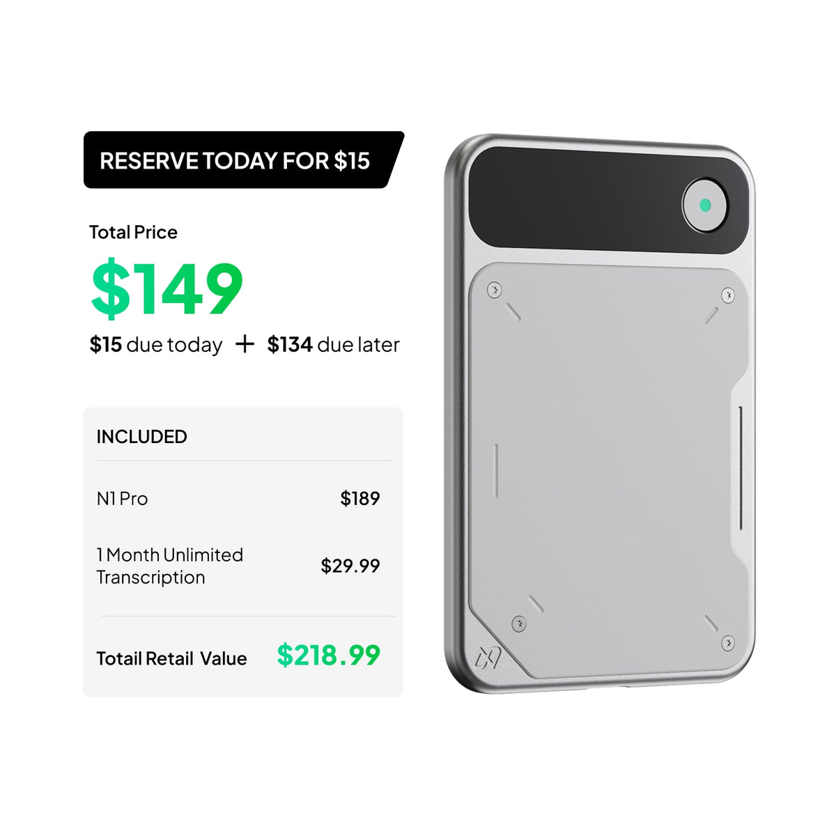 N1 Pro - Pre Order